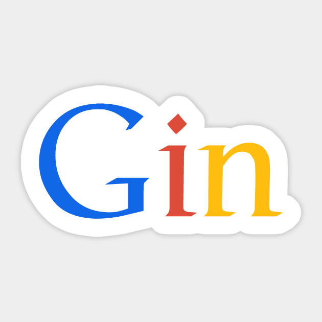 Gin Sticker by ezioman